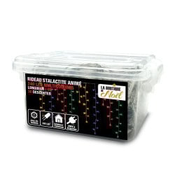 Rideau lumineux LED stalactite (1)