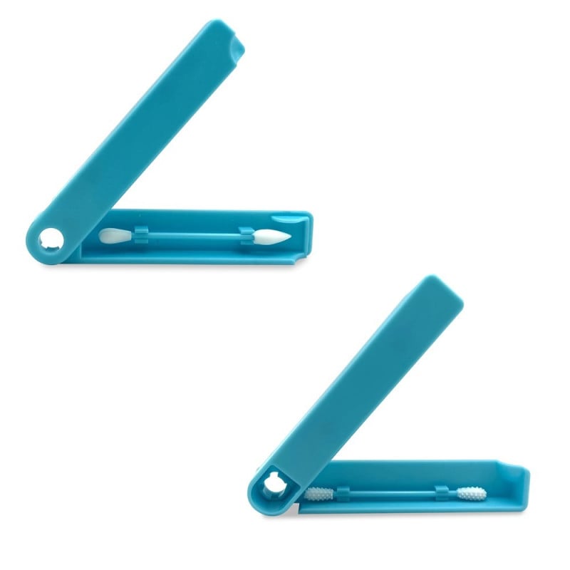 Cotons tiges réutilisables avec étui - oreilles et maquillage (2)