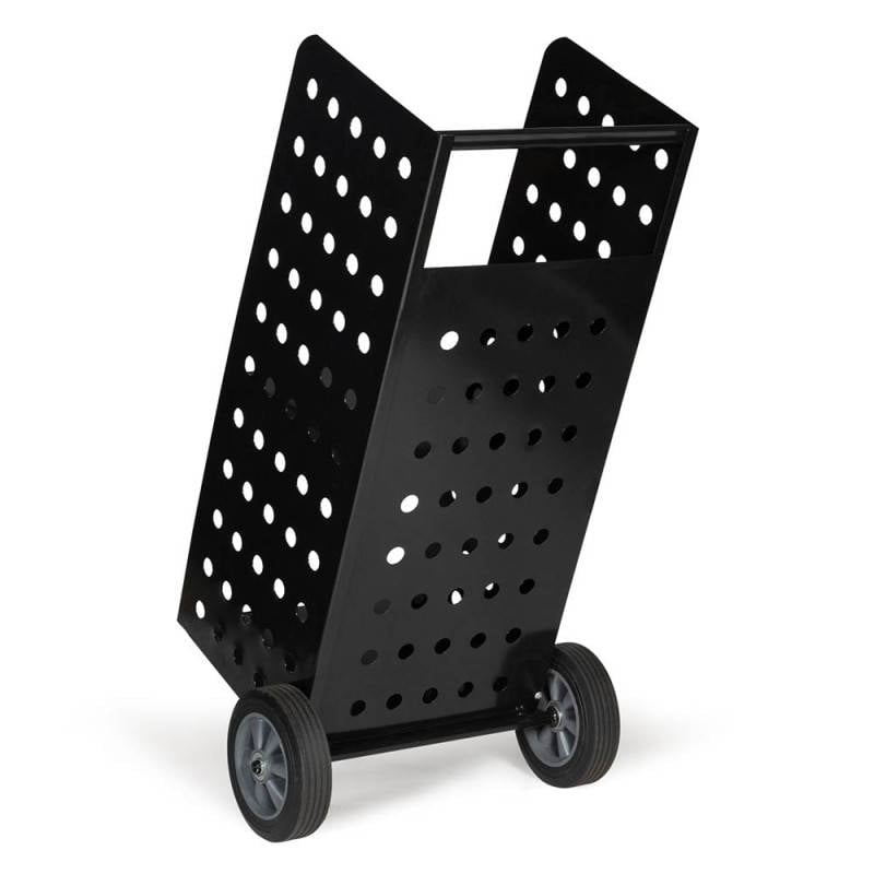 Chariot porte bûches en métal (2)