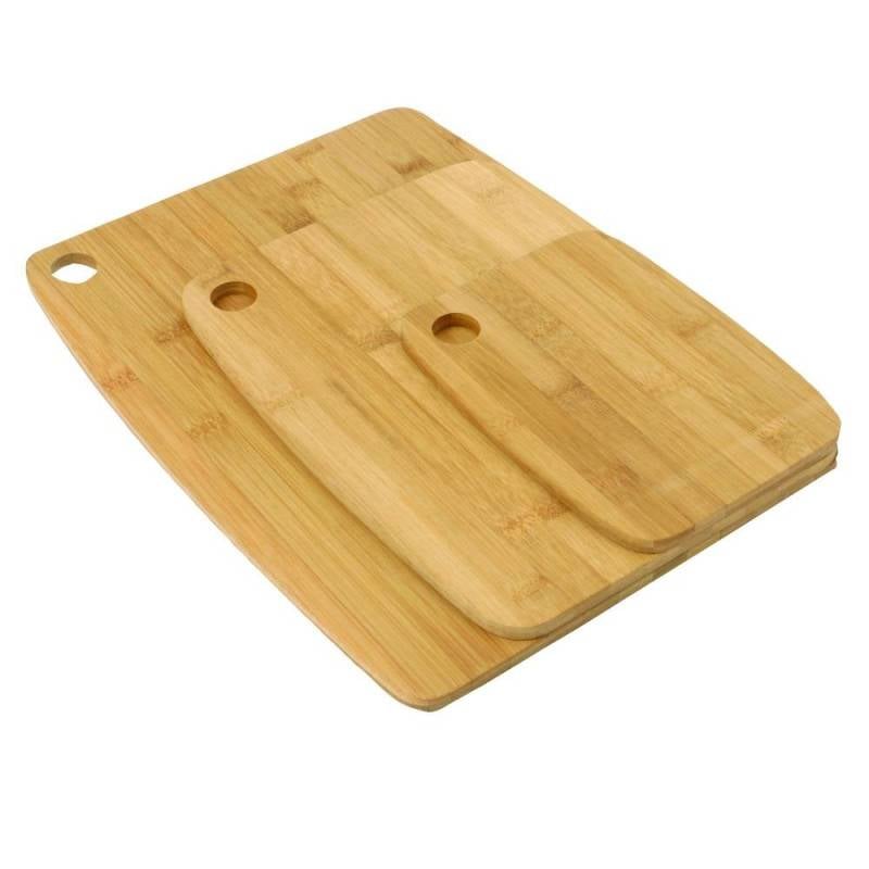 Planche à découper en bambou - x3