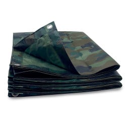Bâche camouflage militaire 130g m2