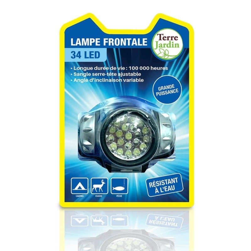 Lampe frontale 34 Leds (2)