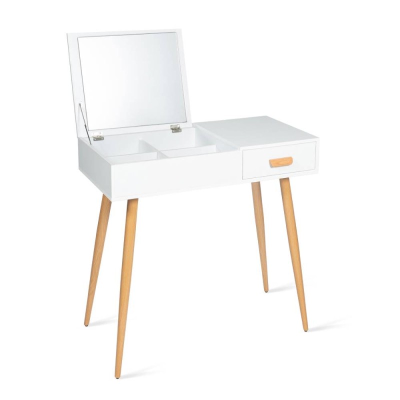 Coiffeuse bureau avec miroir scandinave Nature Vox - House and Garden