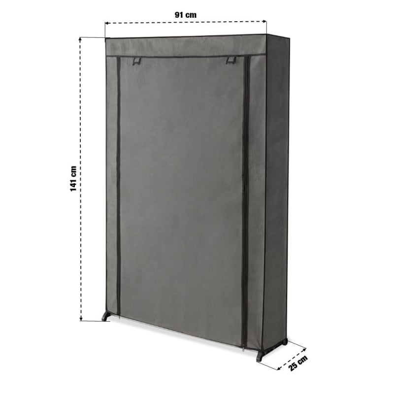 Meuble étagère à chaussures avec housse - 30 paires (7)