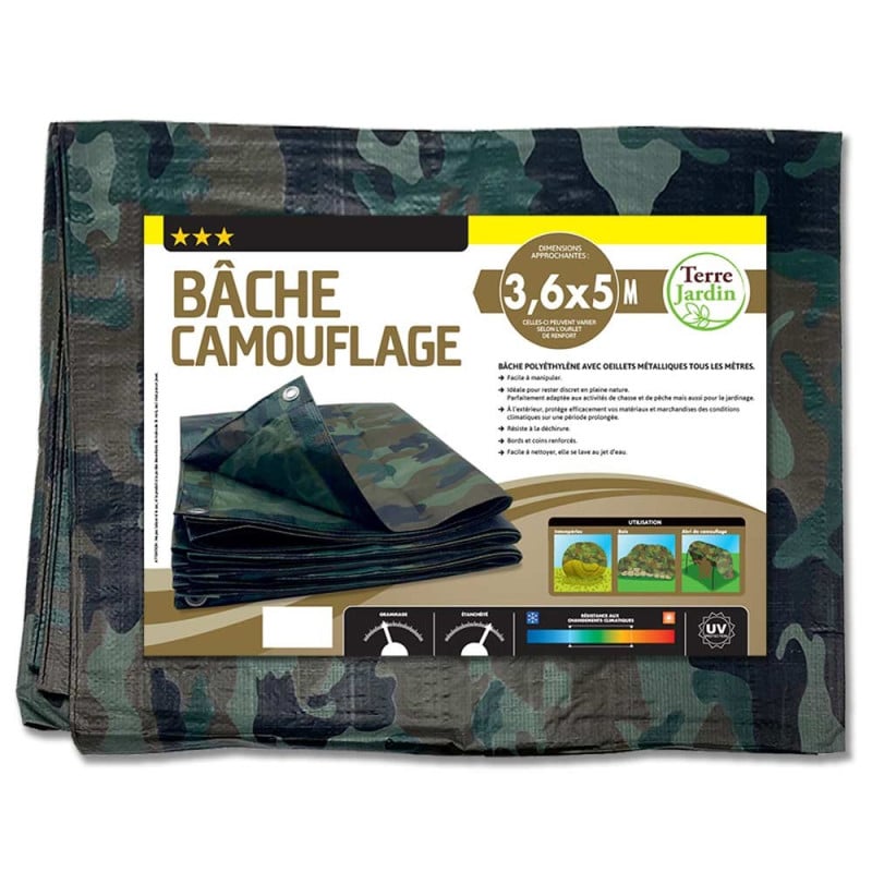 Bâche camouflage militaire 130g m2 (3)