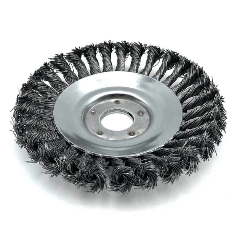 Tête brosse de désherbage et démoussage