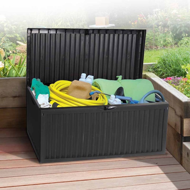 Coffre de rangement jardin grand volume 240 litres (2)