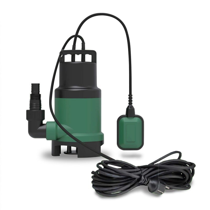 Pompe d'évacuation submersible pour eau chargée ou claire (piscine) 14m3/h