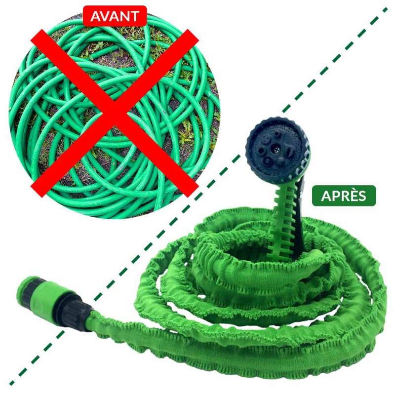 Tuyau d'arrosage extensible avec pistolet (5)