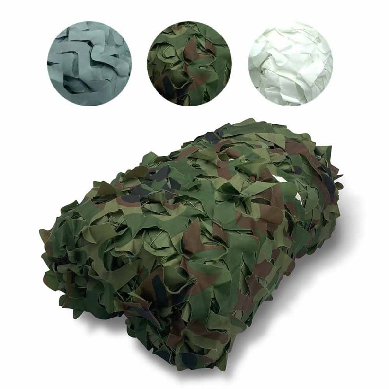 Toile d'ombrage ajourée / filet de camouflage