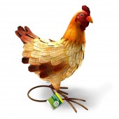 Poule deco jardin animaux (2)