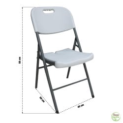 Chaise de jardin pliante en plastique (1)