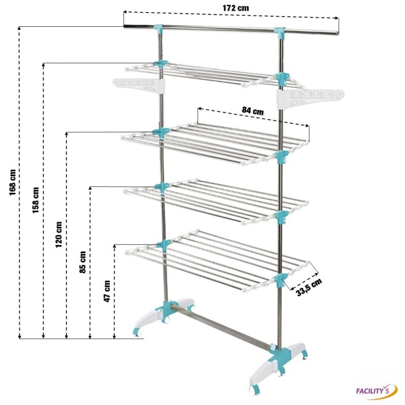 Étendoir séchoir à linge XXL familya (1)