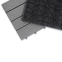 Dalles terrasse en composite effet bois - Lot de 5 (3)