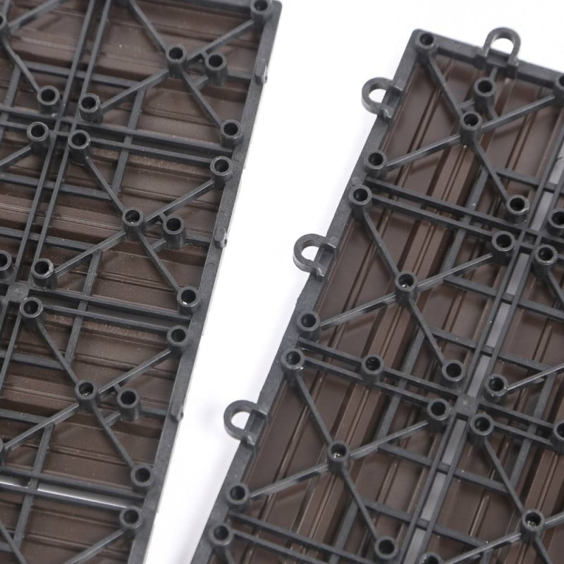 Dalles terrasse en composite effet bois - Lot de 5 (7)