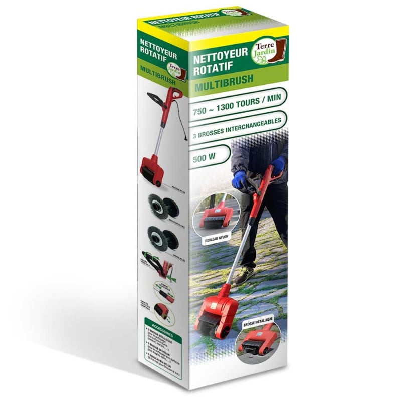 Nettoyeur électrique terrasse et sol   Brosse rotative Maxibrush (5)