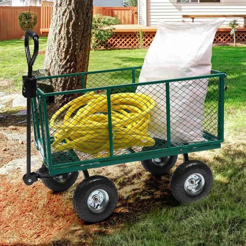 Chariot de jardin métal pliable XXL (6)