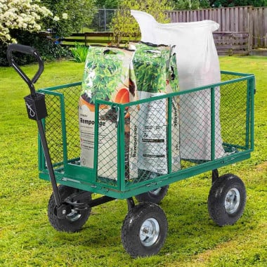 Chariot de jardin métal pliable XXL (7)