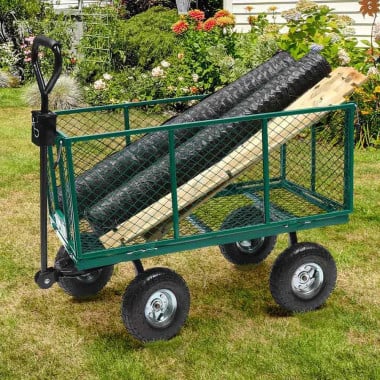 Chariot de jardin métal pliable XXL (9)
