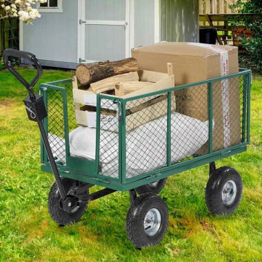 Chariot de jardin métal pliable XXL (10)
