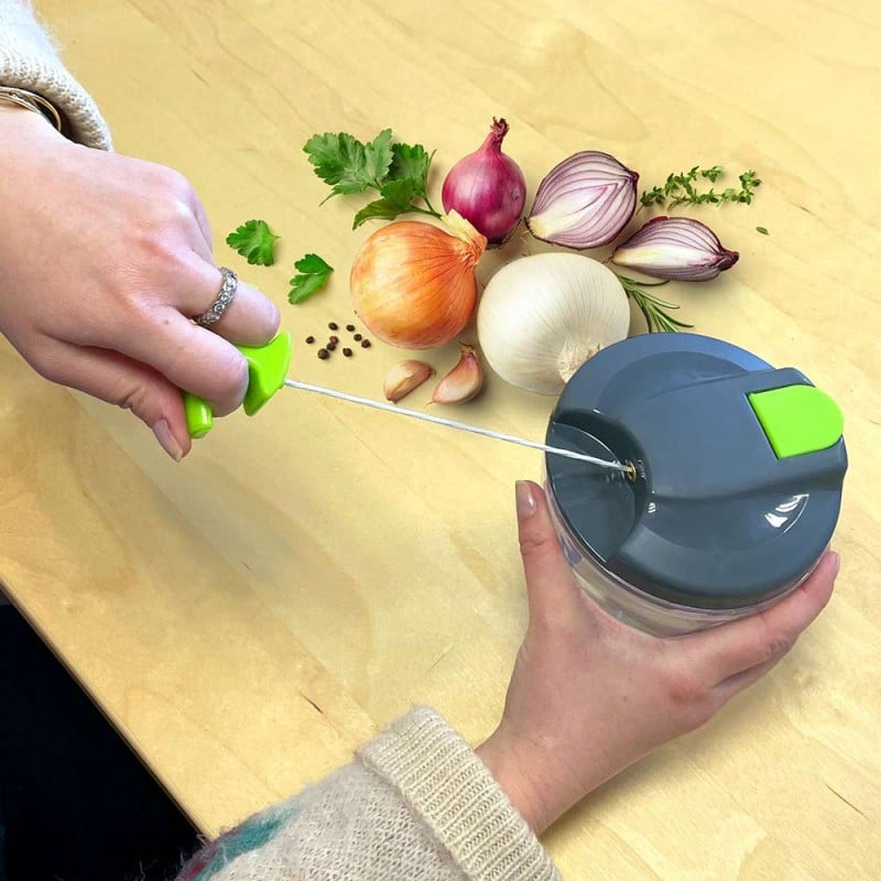 Hachoir manuel portable, robot culinaire, ficelle de nervure à