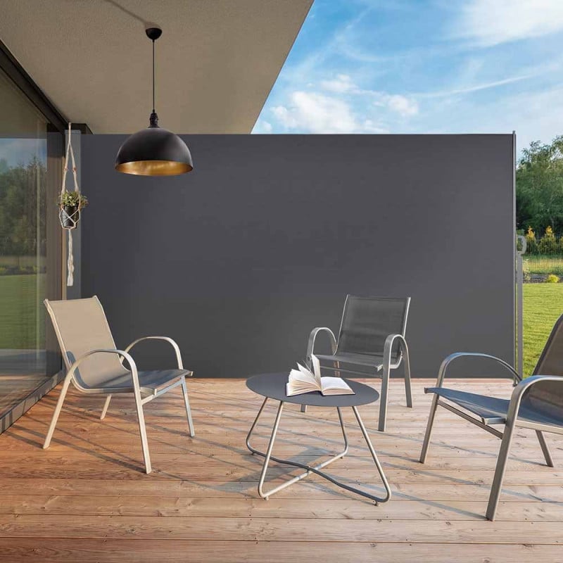 Paravent extérieur rétractable - 2,5 x 1,6 m (4)
