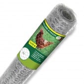 Grillage à poule 1X10 m mailles acier renforcé Ø 0.7 mm (1)