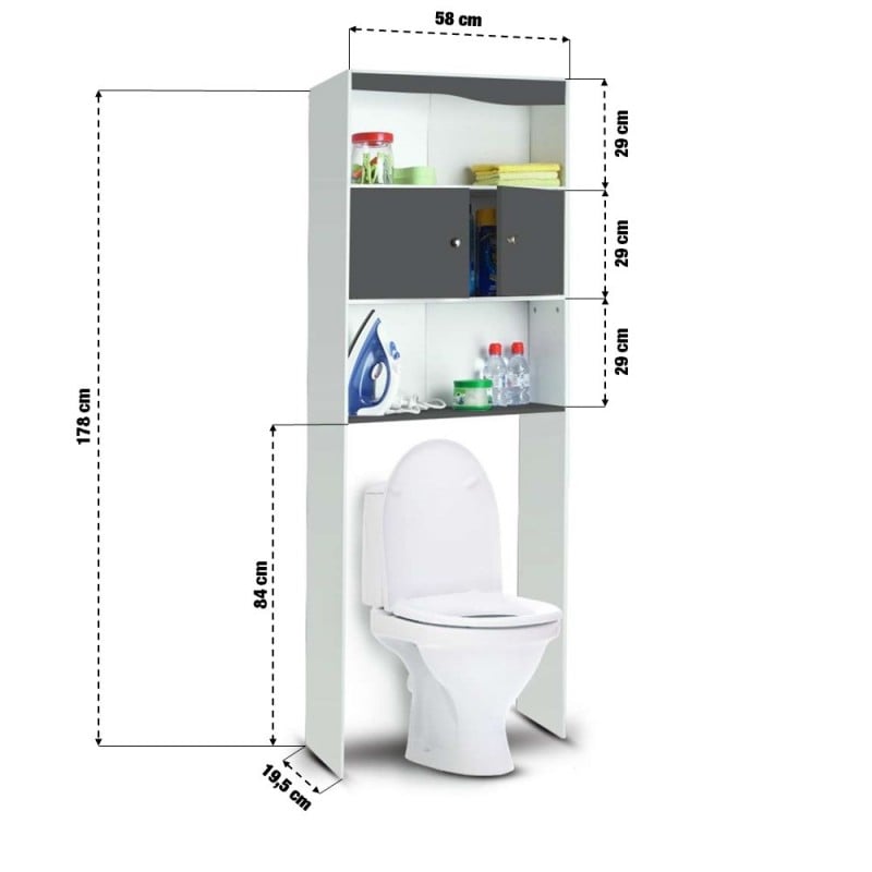 Etagere salle de bain Etagere wc Petit meuble salle bain Etagere