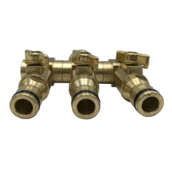 Raccord de tuyau d'arrosage 3 entrees (4)