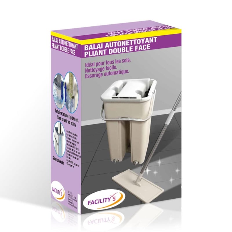 Balai serpillière microfibre pliable (5)