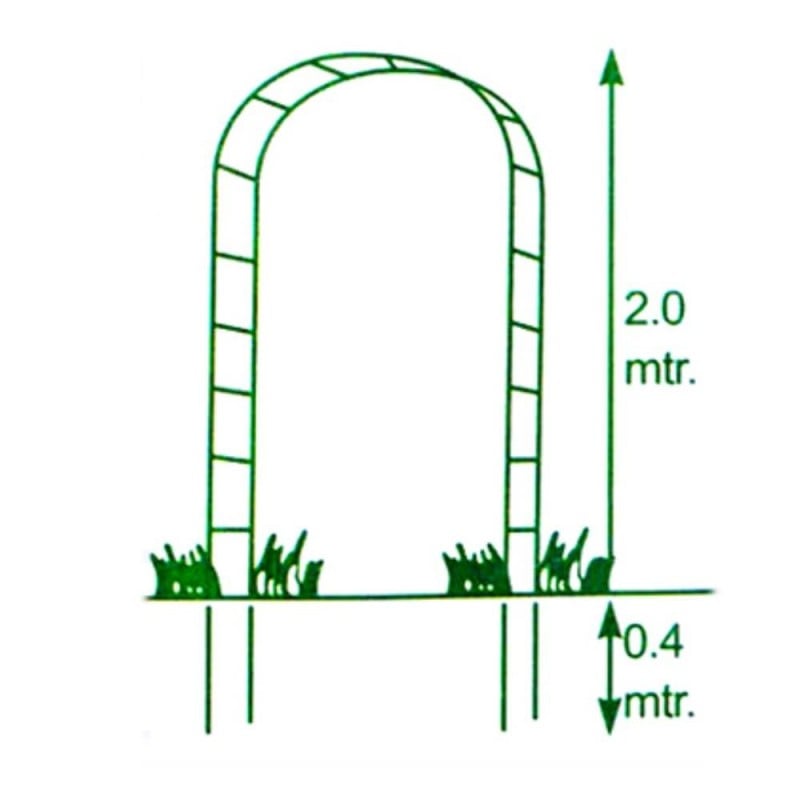 Arche de jardin arceau arcade jardin rosier pas cher 