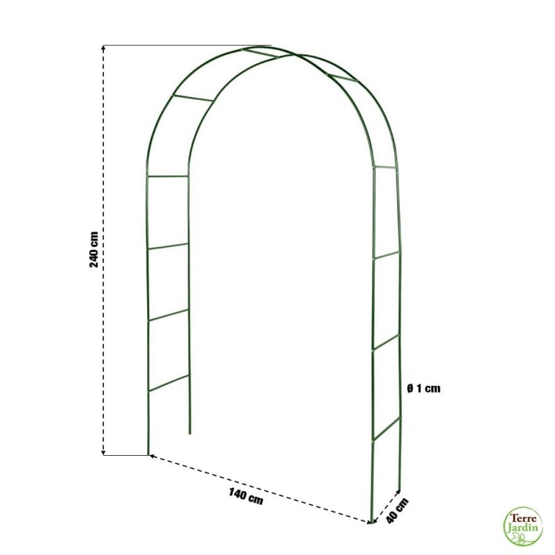 Arche de jardin ou arceau de treillage