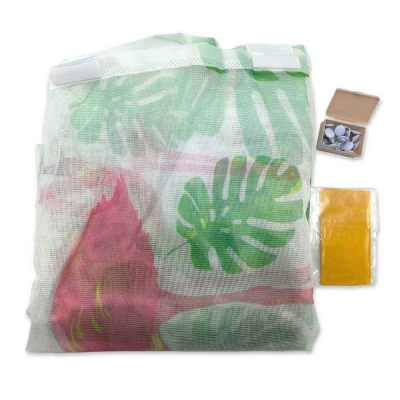 Moustiquaire porte coulissante motif flamant rose