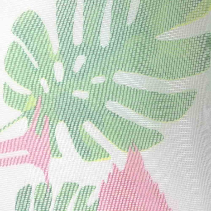 Moustiquaire porte coulissante motif flamant rose (3)