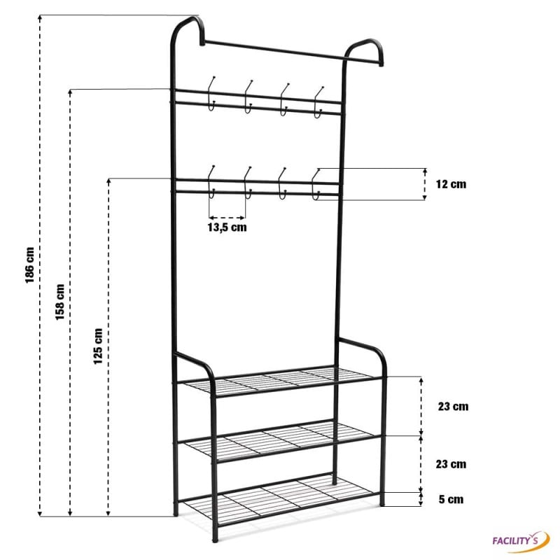 Porte manteau vestiaire entrée 8 patères (1)