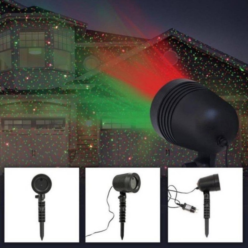 Projecteur laser de Noël pour façade