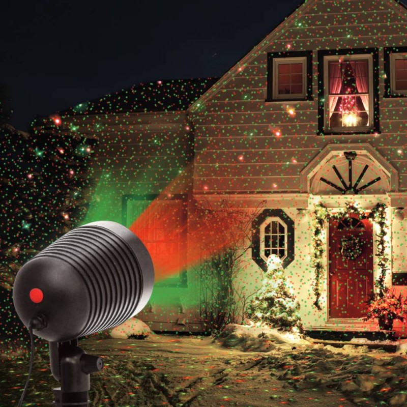 Projecteur laser de Noël pour façade