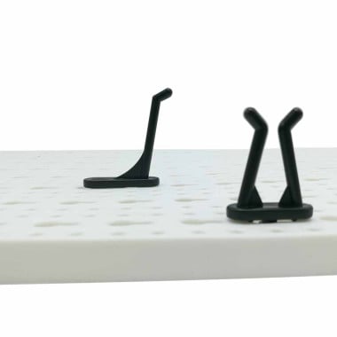 Panneaux muraux de rangement pour outils + crochets (4)