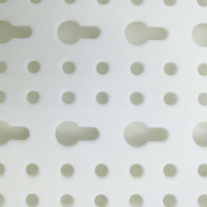 Panneaux muraux de rangement pour outils + crochets (5)