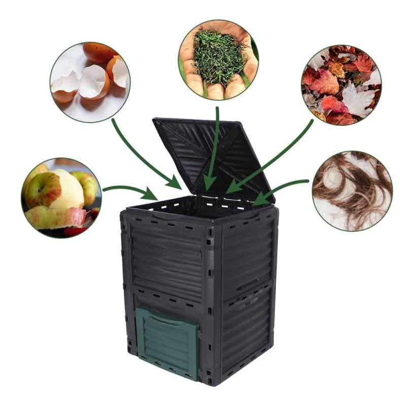 Composteur plastique - 300 L (8)