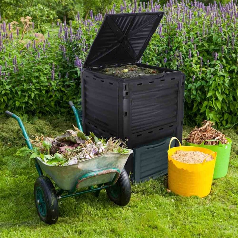 Composteur jardin 300 litres en plastique - Matijardin