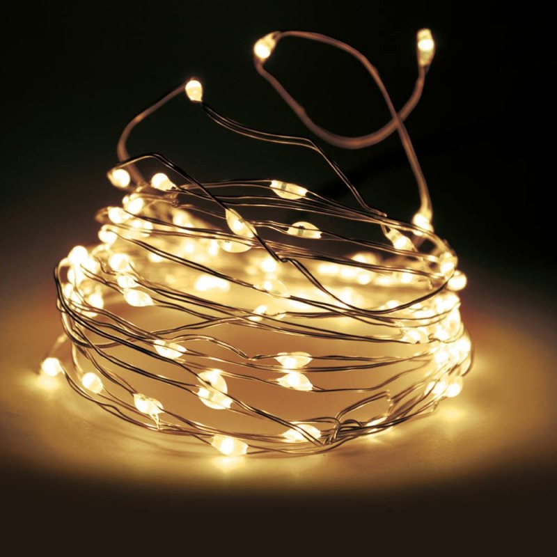 Guirlande de noel électrique à pile 20 LED, guirlande lumineuse