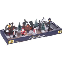 Figurines lumineuses pour village de Noël (2)