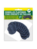 Rondelles plastiques pour crochets de paillage par 10