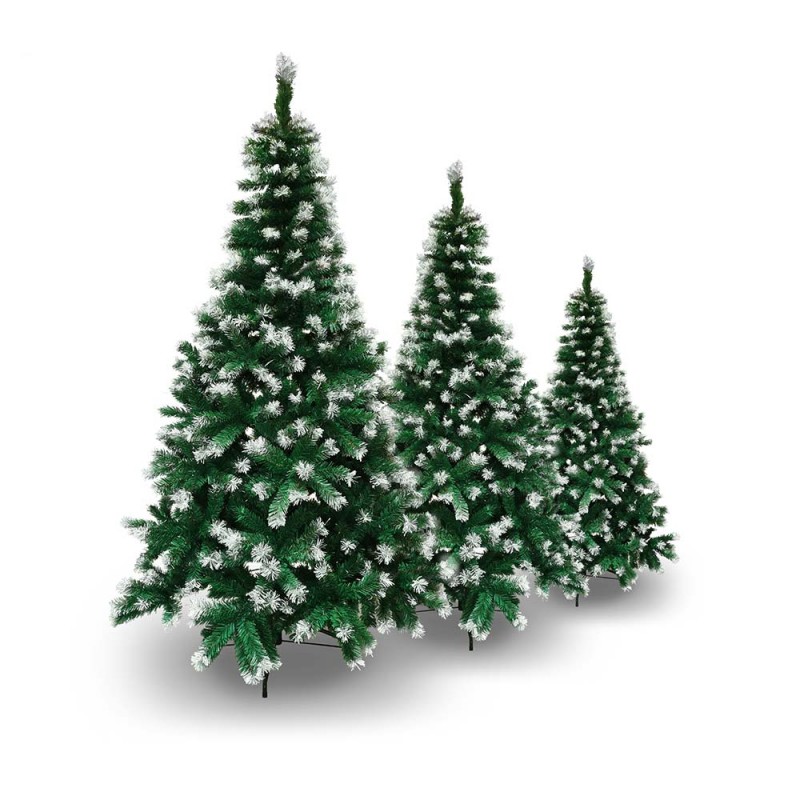 Sapin de Noël artificiel "Tradition" enneigé de 150 à 210 cm.