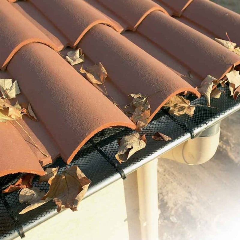 Grillage de protection pour chéneaux - lot de 24