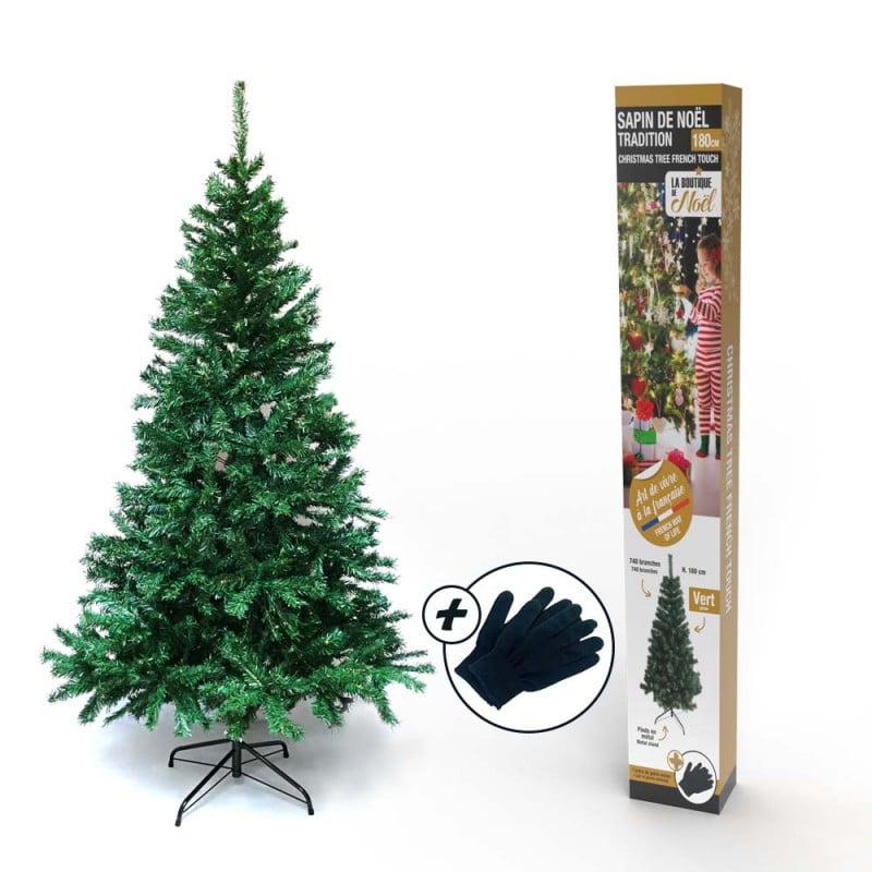 Sapin de Noël artificiel tradition et qualité de 90 cm à 3 M (10)