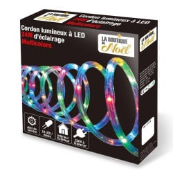 Guirlande lumineuse LED multicolore extérieure
