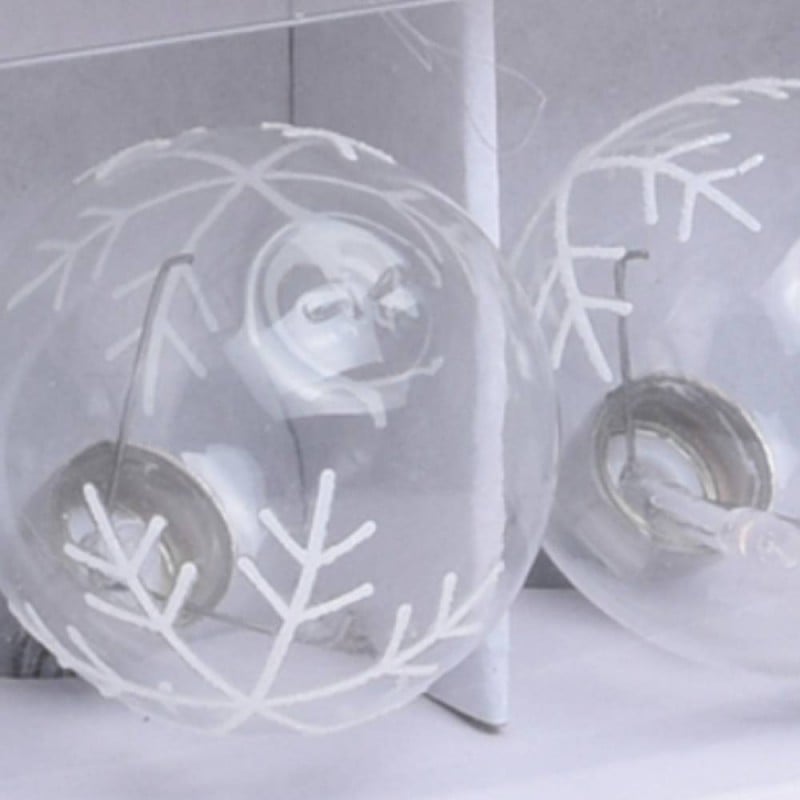 LED Guirlande Lumineuse Boules de Noël Flocon Neige Eclairage Décoration  Fenêtre 8719987128578