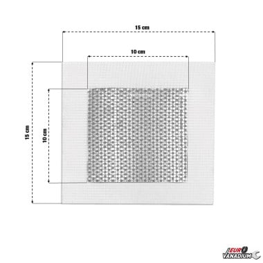 Patch de réparation pour plaque de plâtre - Lot de 5 (1)